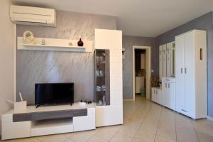 Kuchyň nebo kuchyňský kout v ubytování Apartment Lucy