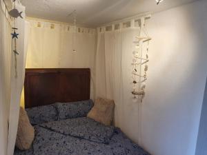 Χώρος καθιστικού στο Ferienwohnung Seegarten
