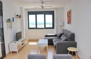 Część wypoczynkowa w obiekcie Apartamento Río Salado