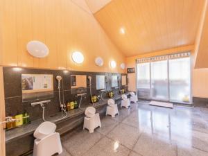 Koupelna v ubytování LiVEMAX RESORT Kusatsu Onsen