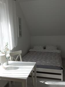 Postel nebo postele na pokoji v ubytování Dom Gościnny u Doroty