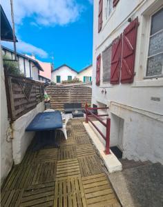 Balkón alebo terasa v ubytovaní Studio Biarritz + 1 fotografia