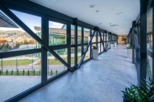 Balkón alebo terasa v ubytovaní Kompleks Antałówka Termy & Med