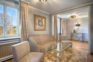 Posezení v ubytování Parkhotel Adler