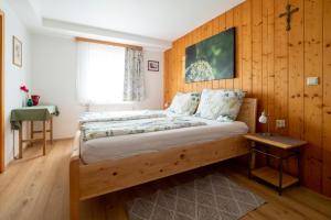 Łóżko lub łóżka w pokoju w obiekcie Gästezimmer Ilse Brauneis