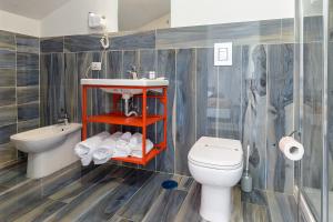 Koupelna v ubytování B&B al Palazzo