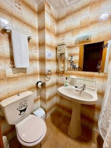 Hostal Los Arcos tesisinde bir banyo