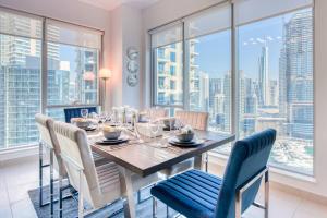 Restoran või mõni muu söögikoht majutusasutuses Attessa Tower, Marina Promenade, Dubai Marina - Mint Stay