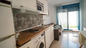 Kuchnia lub aneks kuchenny w obiekcie Apartamento Los Patos Beach