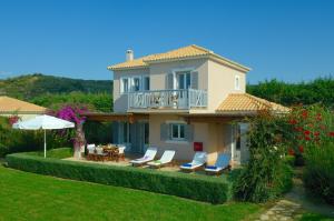 Zahrada ubytování Ioli's Villas