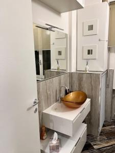 Koupelna v ubytování Casa Lavi