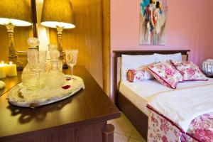 Posteľ alebo postele v izbe v ubytovaní Angel Villa - Thassos Town