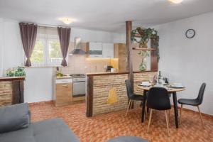 Kuchyňa alebo kuchynka v ubytovaní Casa Viktoria with private garden and BBQ