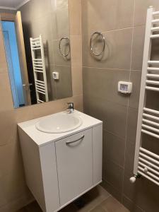 Koupelna v ubytování Hotel Alis