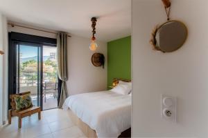 Postel nebo postele na pokoji v ubytování Playa Marina