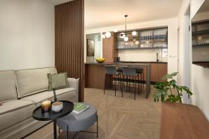 Luxury Apartments Villa Mala Split的厨房或小厨房