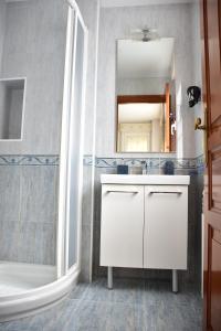 Koupelna v ubytování CASA RAICHU