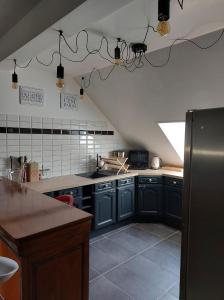 Köök või kööginurk majutusasutuses La Belle Vue Gîte Champenois B&B