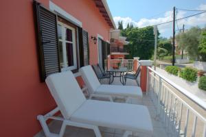 Balkón nebo terasa v ubytování Ilias Apartments