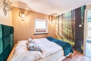 Posteľ alebo postele v izbe v ubytovaní Marel-Apartments Domek Duna Lux Polanica Zdrój