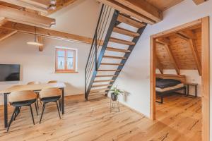 TV a/nebo společenská místnost v ubytování Apartmány Pod Jelenkou