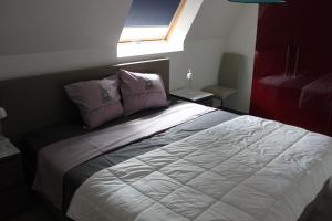 Katil atau katil-katil dalam bilik di Holiday Home Walhofpark 17