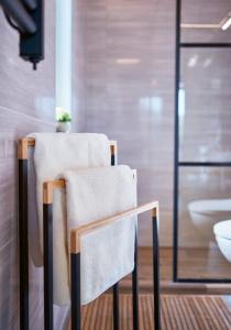 Kúpeľňa v ubytovaní Marel-Apartments Domek Duna Lux Polanica Zdrój + 21 fotografií