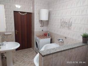Kúpeľňa v ubytovaní Apartments and room Suza