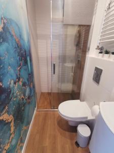 Łazienka w obiekcie Chcę tu zostać Apartamenty Gdynia