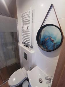 Łazienka w obiekcie Chcę tu zostać Apartamenty Gdynia