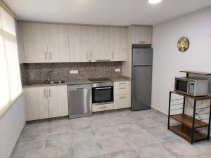 Küche/Küchenzeile in der Unterkunft Apartamento Vistas Pedrido