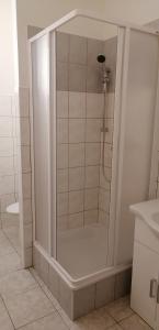 Kúpeľňa v ubytovaní Booking Tržní