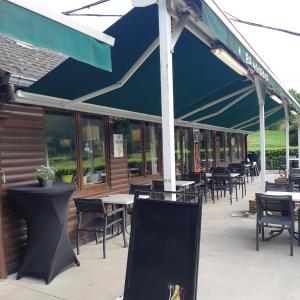 A restaurant or other place to eat at Into the woods