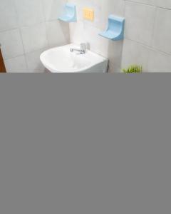 Kylpyhuone majoituspaikassa La Mochila SM