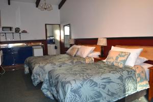 Letto o letti in una camera di Chateau Backpackers & Motels