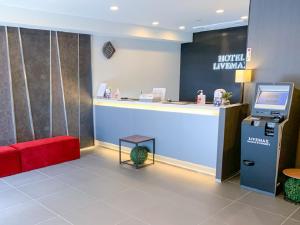 Vstupní hala nebo recepce v ubytování HOTEL LiVEMAX Okayama Kurashiki Ekimae