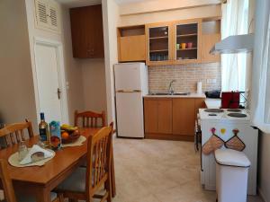Kuchyň nebo kuchyňský kout v ubytování ML Saroko Apartment