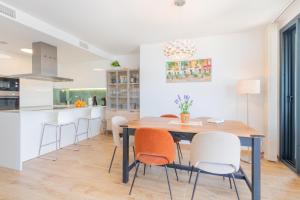 A kitchen or kitchenette at SEA VIEW 2 BDR Apartment Allonbay Village & SPA