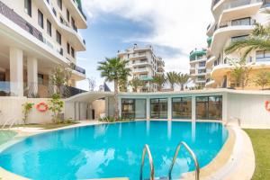 The swimming pool at or close to SEA VIEW 2 BDR Apartment Allonbay Village & SPA