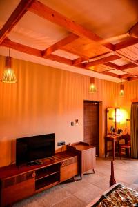 Televisyen dan/atau pusat hiburan di Hotel Sonar Bangla Sundarban