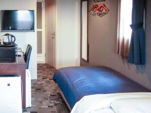 Telewizja i/lub zestaw kina domowego w obiekcie HOTEL LiVEMAX BUDGET Nagoya Taikodori