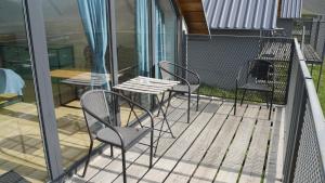 A balcony or terrace at Kazbegi View