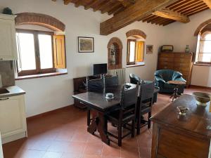 A seating area at Il Casone