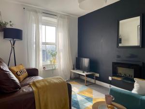 Χώρος καθιστικού στο 2-Bed Flat in Summerbridge Harrogate Pet Friendly