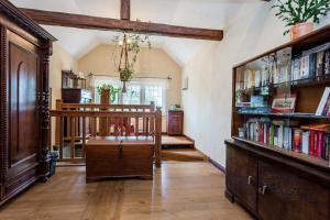 Knihovna v bed and breakfast