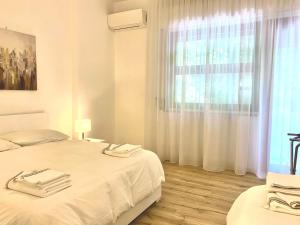 Tempat tidur dalam kamar di Residence D'azeglio