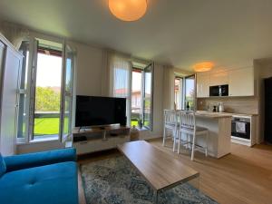 Kuchyň nebo kuchyňský kout v ubytování Sun terrace mini penthouse Bestern