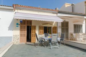 Balkón nebo terasa v ubytování YourHouse Petita, beach house in Majorca North