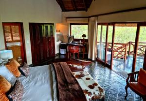 Posezení v ubytování Sekala Private Game Lodge