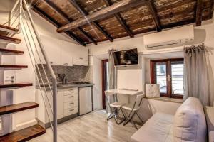 Χώρος καθιστικού στο Moro Magenta 4 Casa e Appartamento per Vacanze